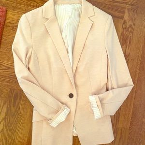 H&M soft pink blazer